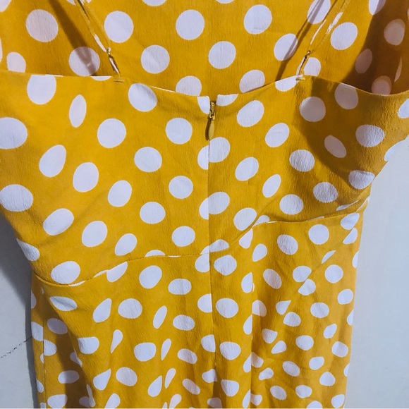 Volcom Read the Room Yellow Polka Dot Dress - Picture 8 of 8